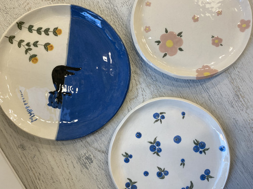 Расписная тарелка фото 1