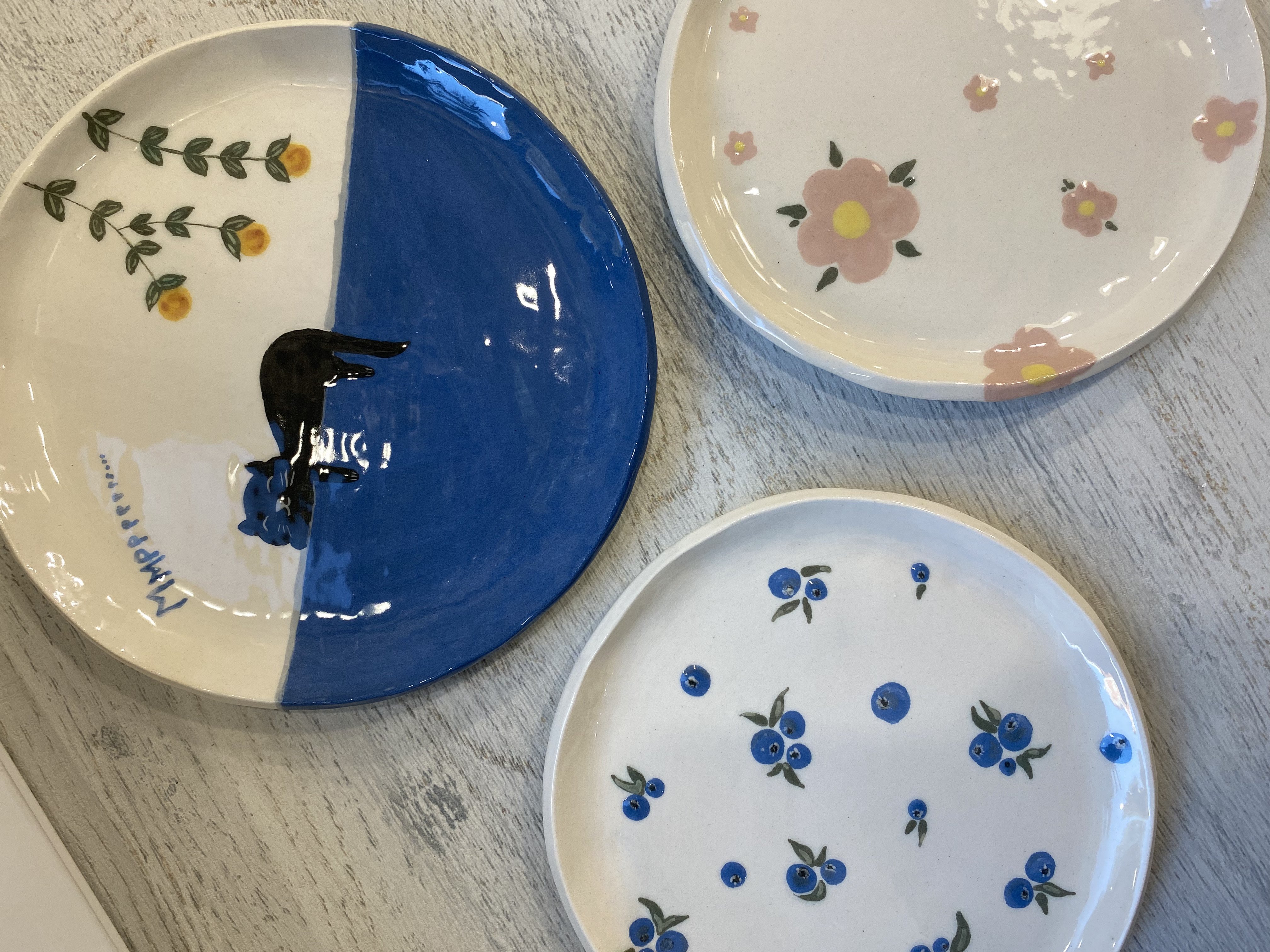 Расписная тарелка фото 1